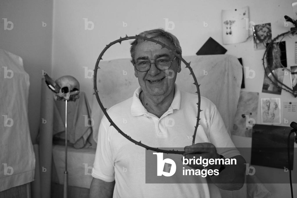 Immagine di Fotografia "Ritratto di Joel Kermarrec" 2008, b/w