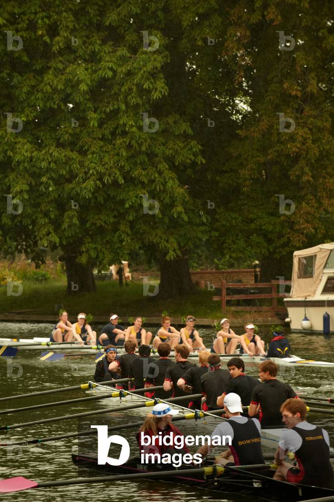 Rowers on the River Cam