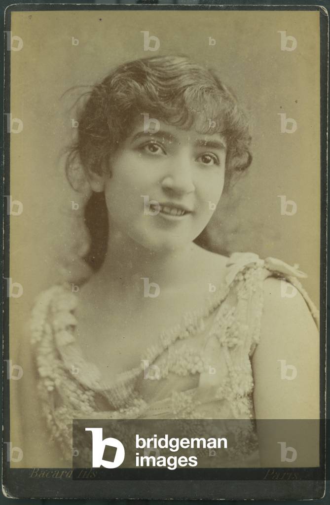 A Portrait of a Young Actress and Singer of the Variety Theatre Miss Baretti, 1890