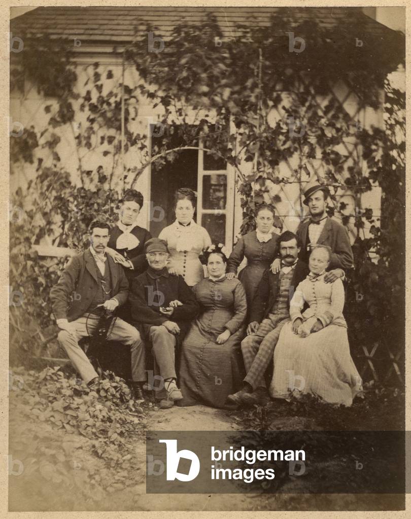 Francia, Centre, Indre-et-Loire (37), Tours: Ritratto di una famiglia Tourangelle, 1865