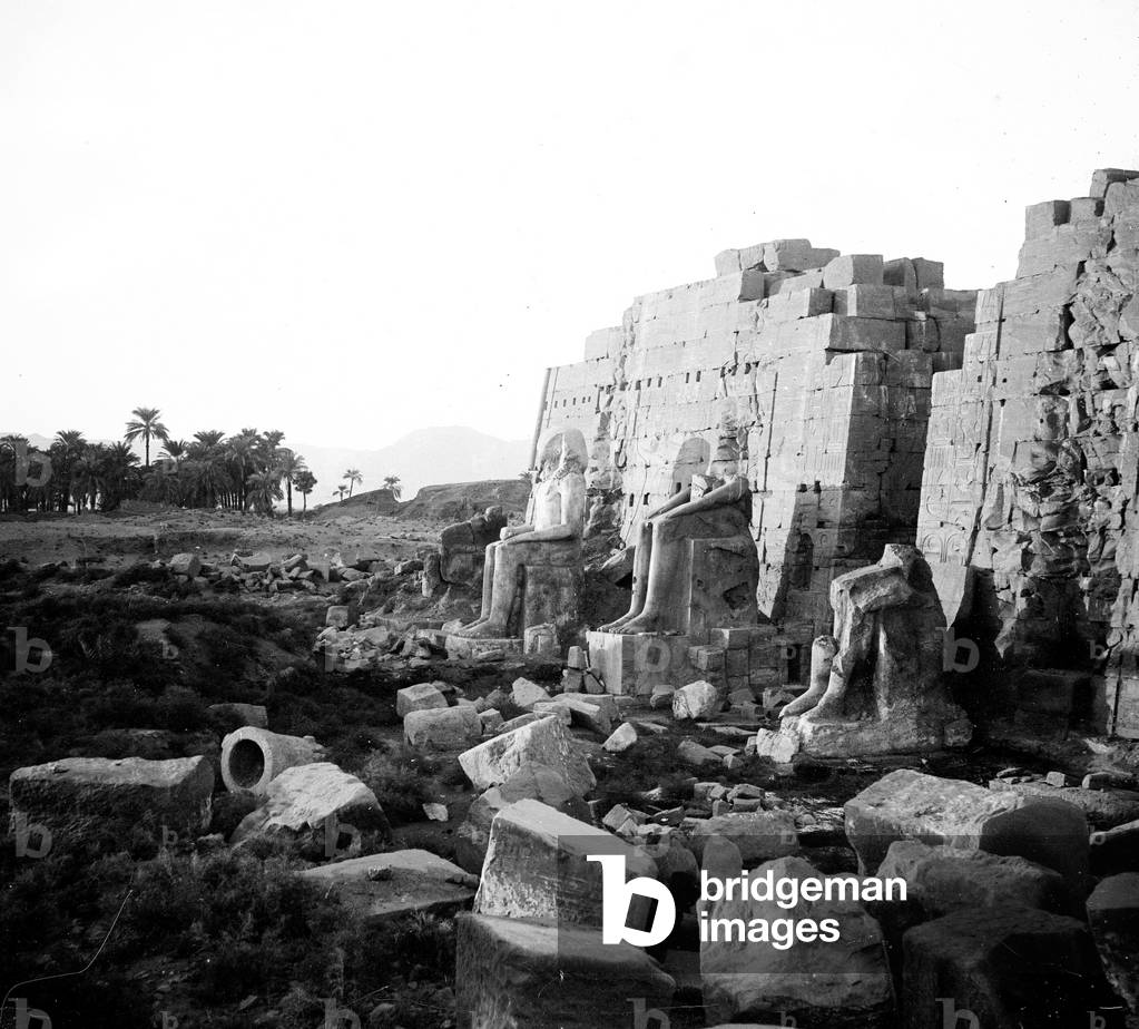 Egypt: Cook Cruise, Ruins of a Temple, Upper Egypt, 1900