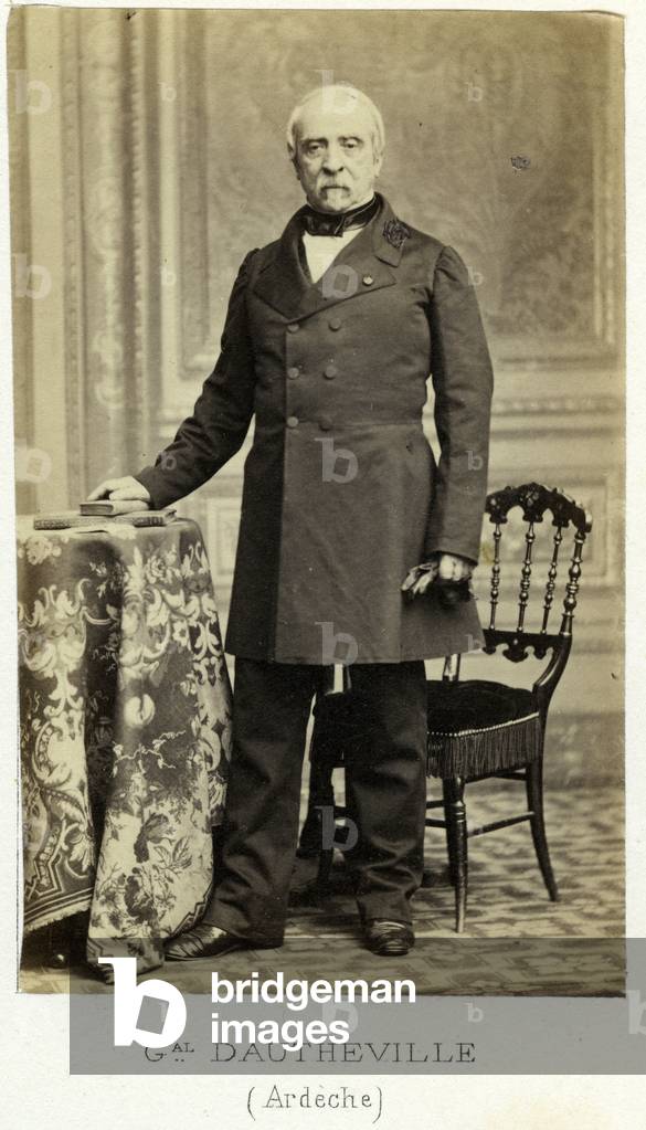 France, Rhone-Alpes (Rhone Alpes), Ardeche (07): Portrait of General Francois Dautheville (1792-1875), Depute 