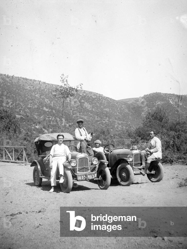 Morocco: Decapotable motor cars, 1920 - car registered: 1493-MA3