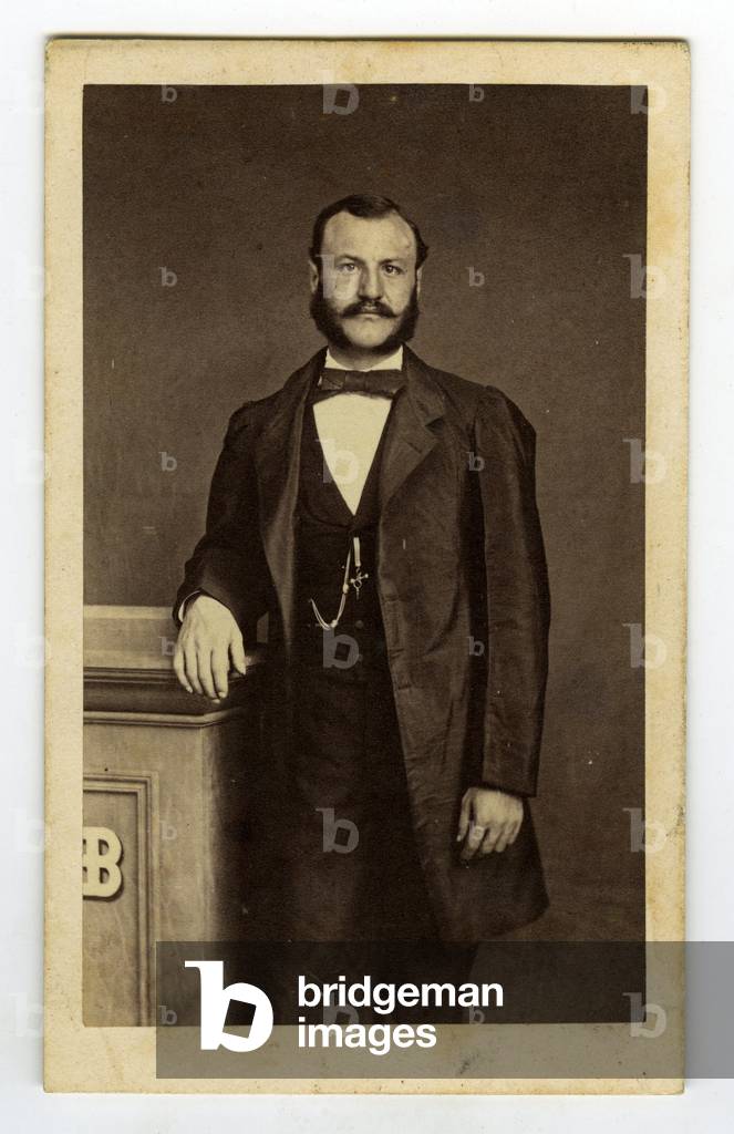 Saint-Denis, Reunion, Portrait of a Man in the Studio, 1865