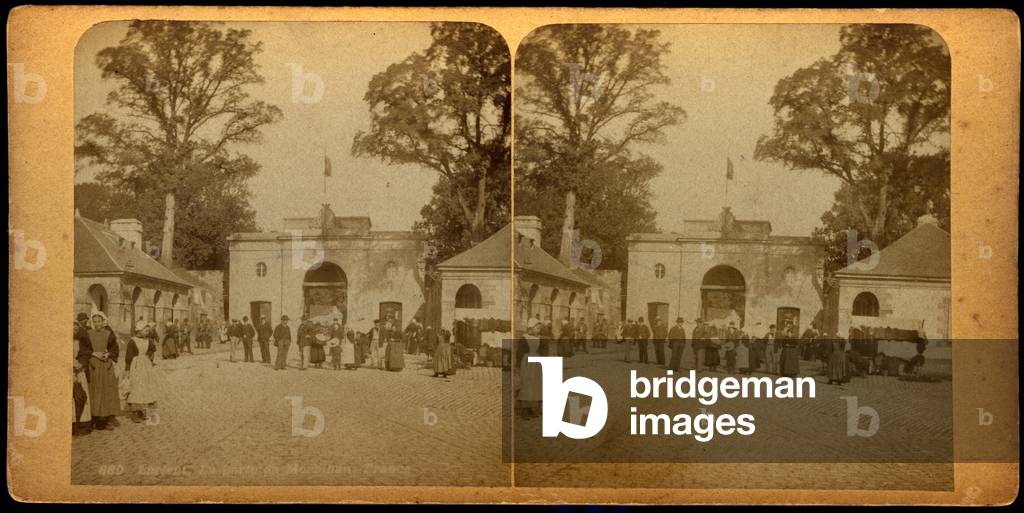France, Brittany, Morbihan (56), Lorient: The door of Morbihan to Lorient before its destruction in 1906, 1875