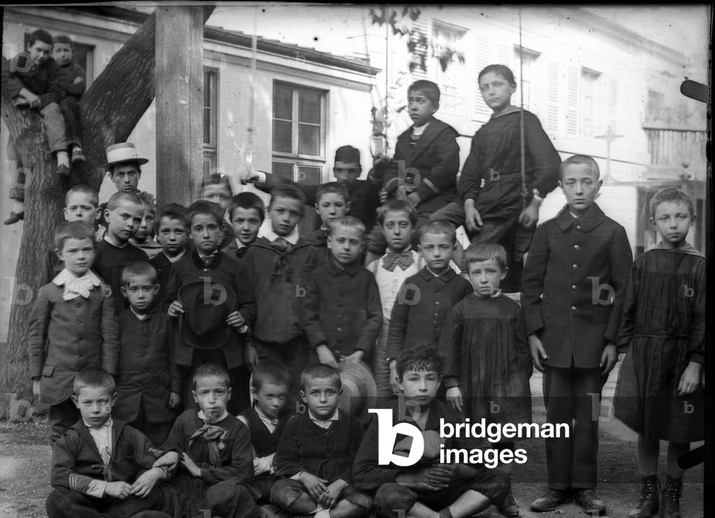 France, Poitou-Charentes, Vienne (86), Monthoiron: School of the boys, 1880