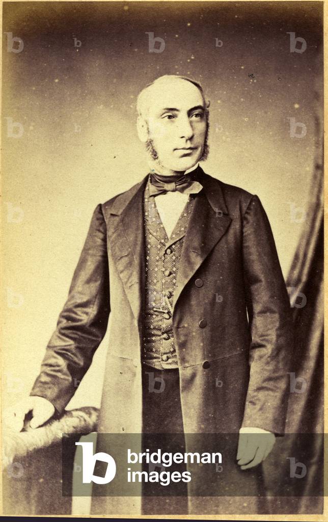 France, Brittany, Finistere (29): Portrait of Louis Theodore Anne Joseph Dein (1819-1886), Depute of the Finistere