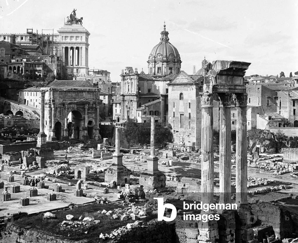 Italy, Rome: the Forum, 1895