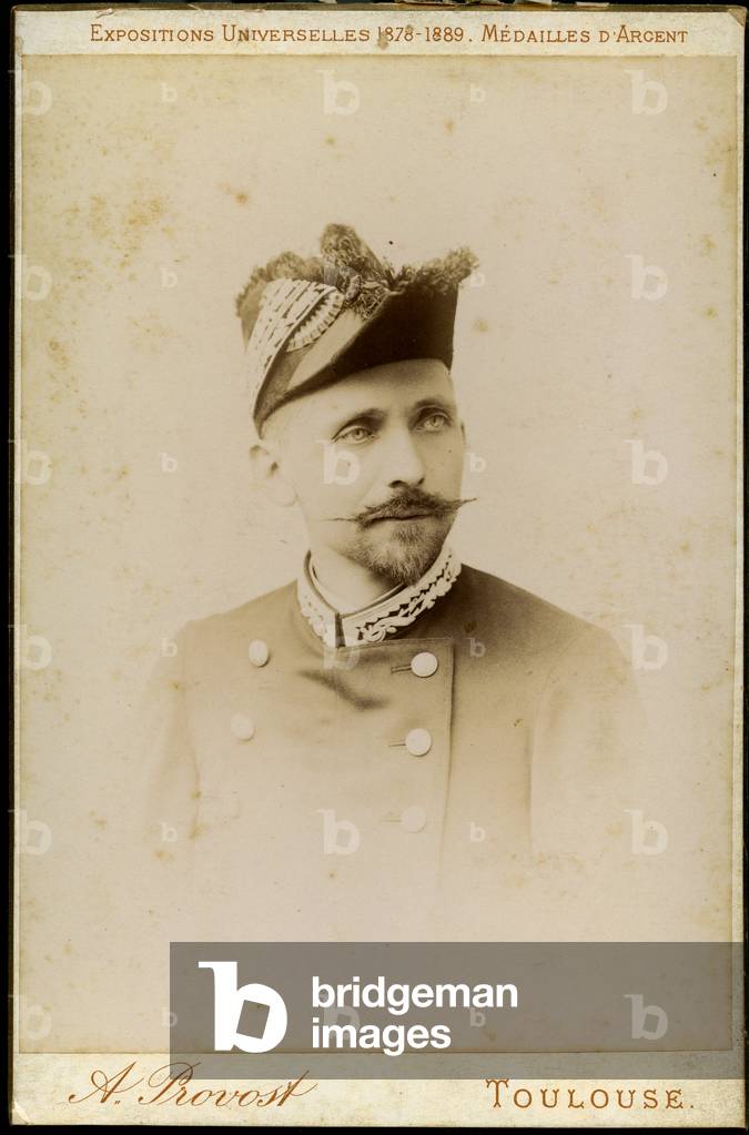 France, Midi-Pyrenees, Haute-Garonne (31), Toulouse: portrait of an official in official dress, 1890