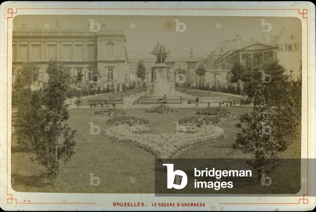 Brussels: Aremberg Square, 1885 - Alfred Gerson