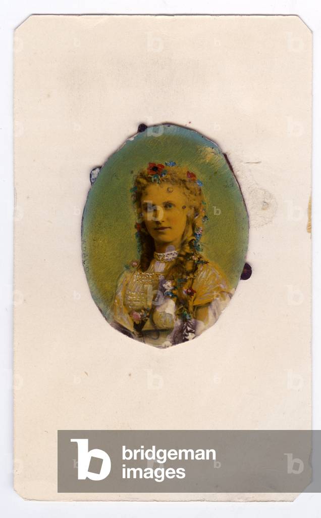 France, Colorise portrait of Hortense Schneider, 1866