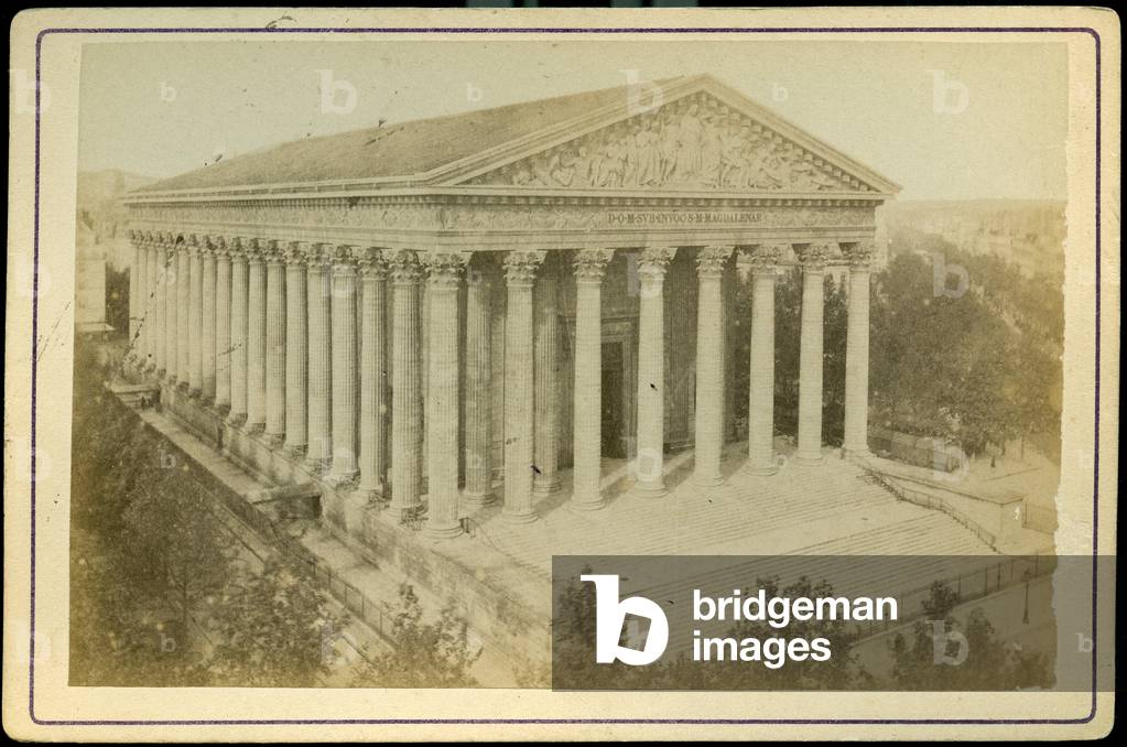 France, Ile-de-France, Paris (75): Church of the Madeleine, 1860