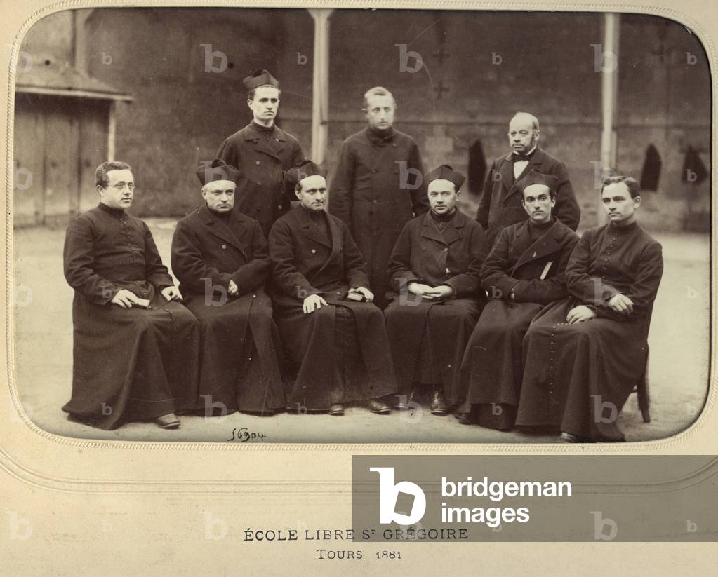 France, Centre, Indre-et-Loire (37), Tours: free school Saint Gregoire, 1881