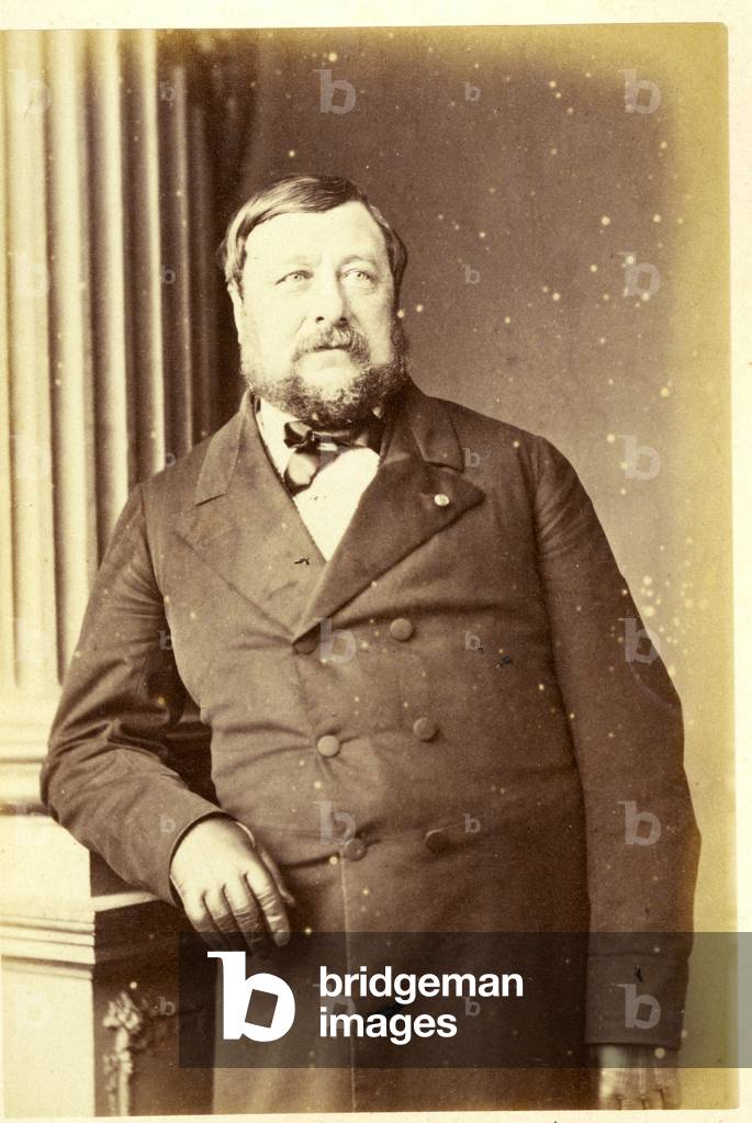France, Lorraine, Meurthe-et-Moselle (Meurthe and Moselle) (54): Portrait of Baron Henri Albert Leopold Buquet (1809-1889), depute of the Meurthe