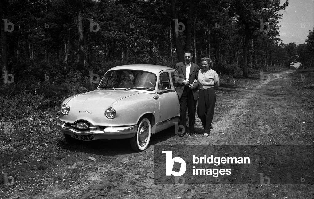 France: Car Panhard Dyna 1955