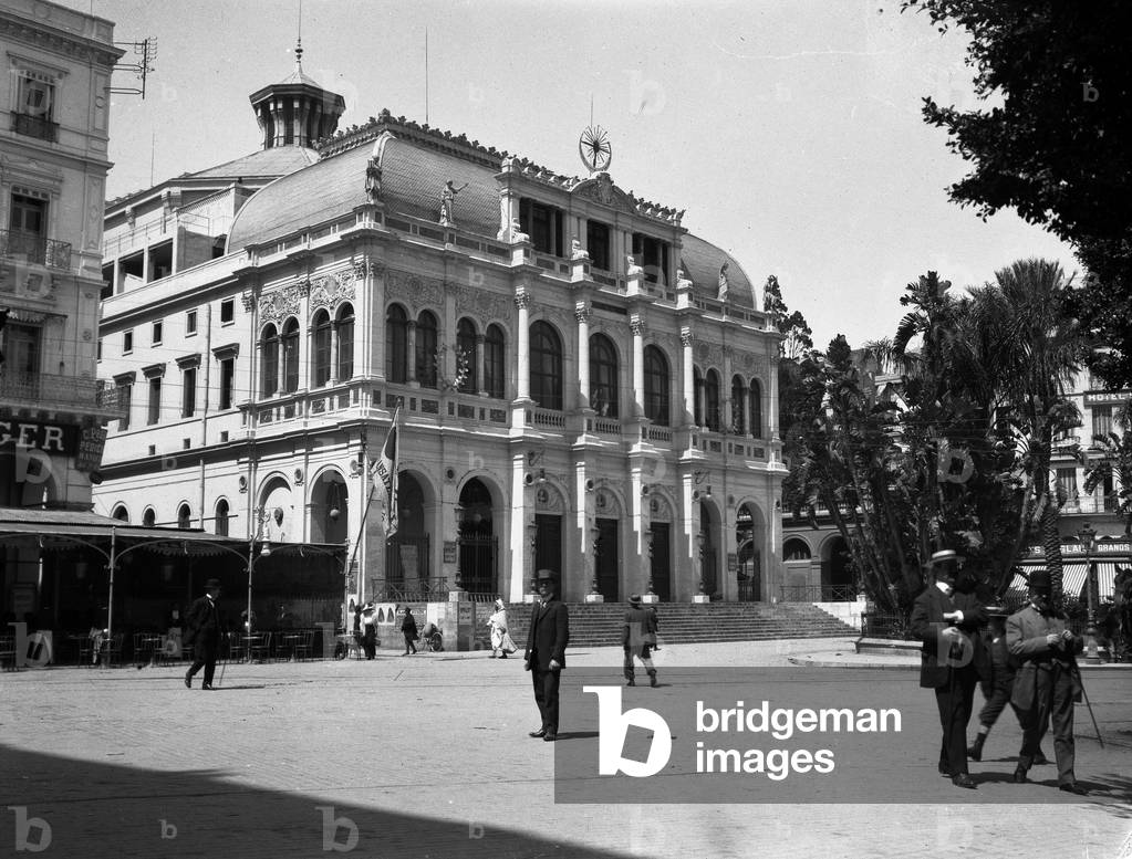 Algeria, Algiers: The theatre of Algiers, 1900