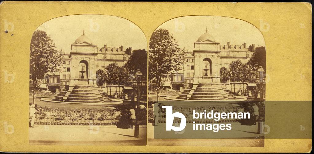 France, Ile-de-France, Paris (75): La fontaine des innocents (fontaine des nymphes), 1864 - poiret au 104