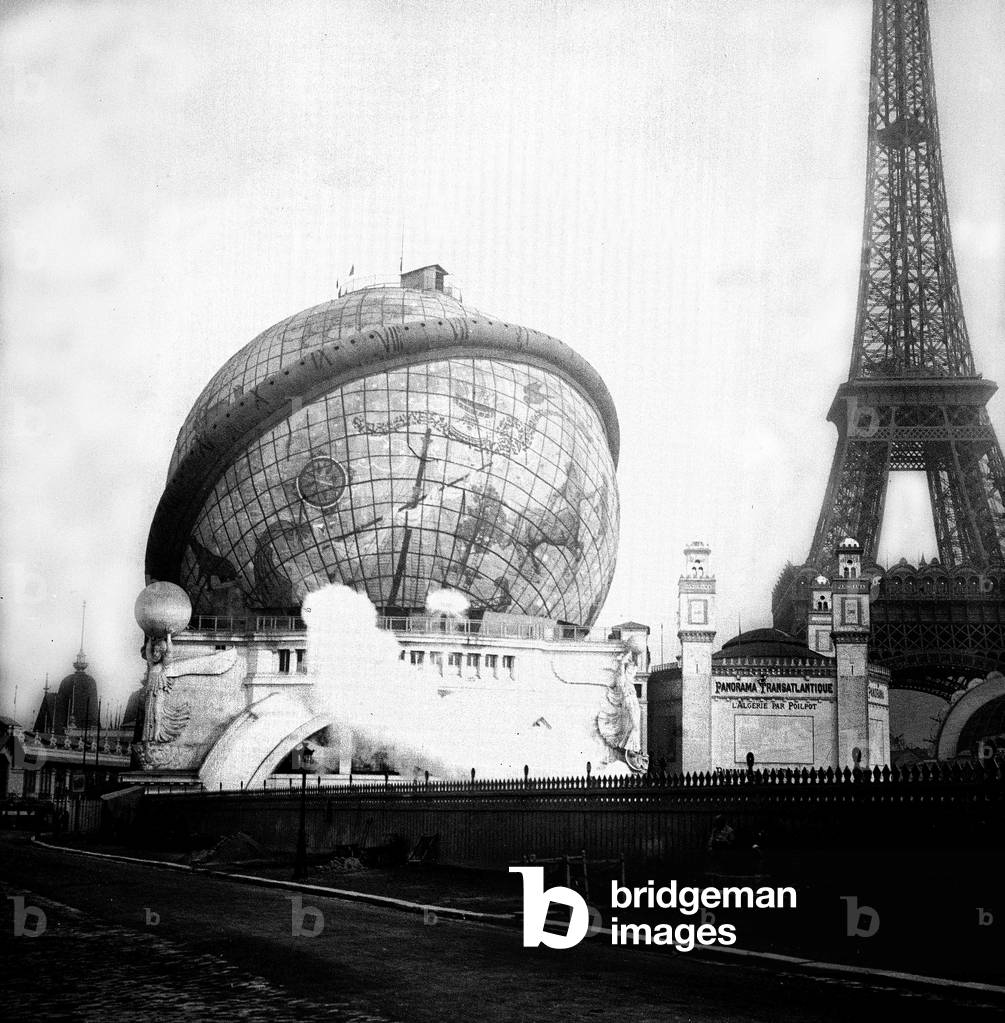 France, Ile-de-France, Paris (75): world exhibition, globe pavilion, transatlantic panorama, 1900 - transatlantic panorama Algeria by Poilpot