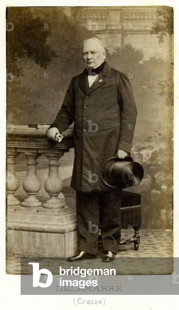 France, Limousin, Creuse (23): Portrait of Edouard Francois Desire Delamarre (1797-1881), Depute of the Creuse