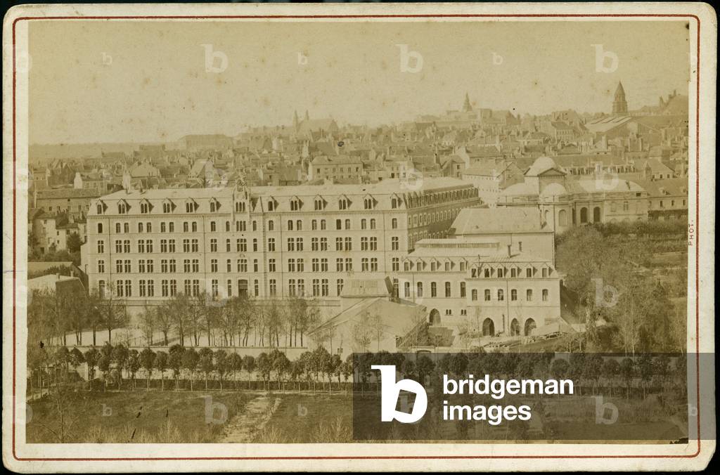 France, Poitou Charentes, Vienne (86), Poitiers: General view of Poitiers with its convents and churches, 1885