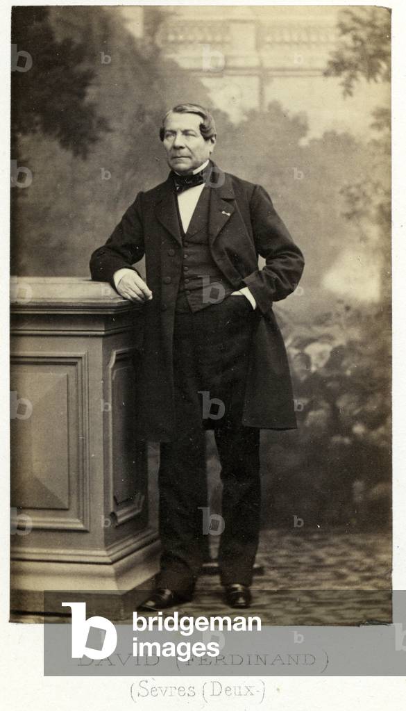 France, Poitou-Charentes (Poitou Charentes), Deux-Sevres (79): Portrait of Ferdinand Benjamin David (1796-1879), depute of the Deux Sevres