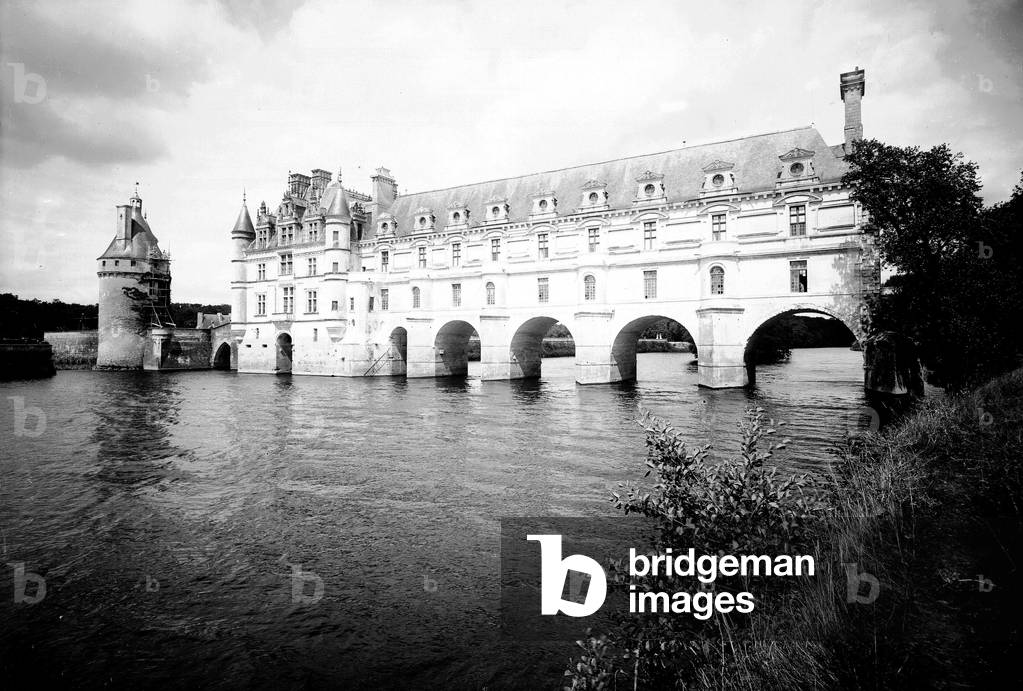 France, Centre, Indre-et-Loire (37), Chenonceaux: Chateau de Chenonceau, 1900