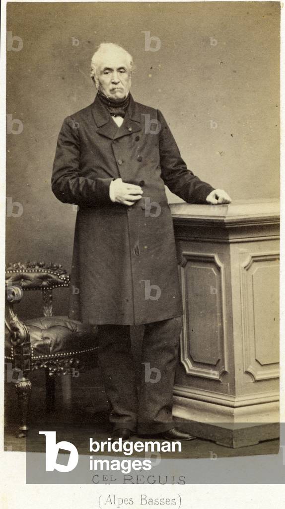 France, Provence-Alpes-Cote d'Azur (Provence Alpes Cote d'Azur), Alpes-de-Haute-Provence (04): Portrait of Colonel Xavier Louis Reguis (1790-1882), Depute of the Basse Alpes