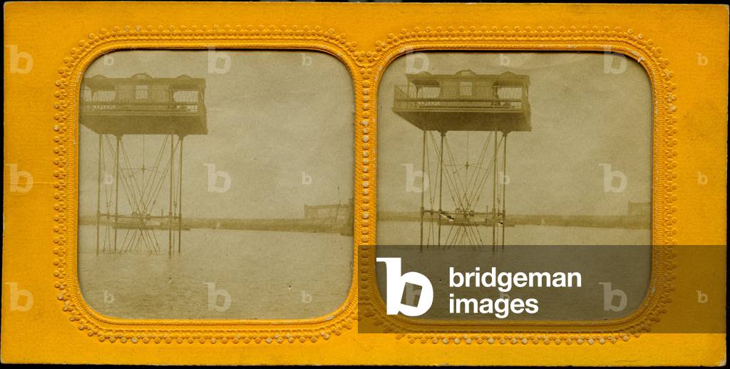 France, Brittany, Finistere (29), Brest: The crane of Brest, 1860