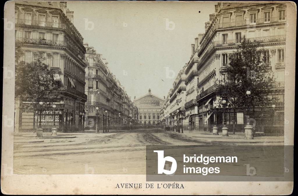 L'avenue de l'Opera, 1880 - Credit Lyonnais