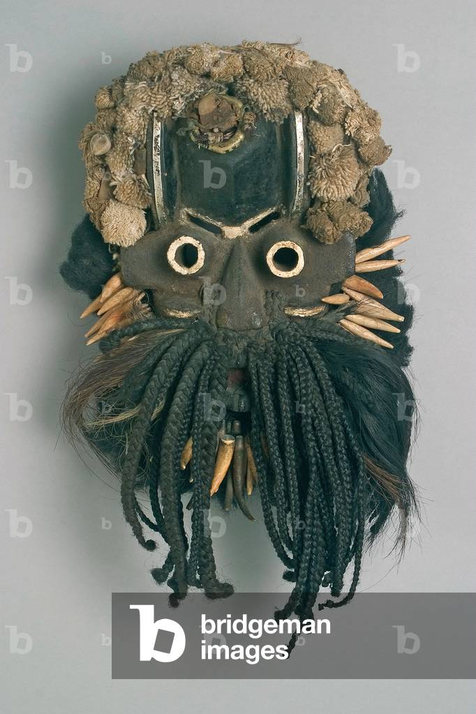 Gesichtsmaske, Kran oder Gere (Elfenbeinküste und Liberia) (gemischte Medien)
