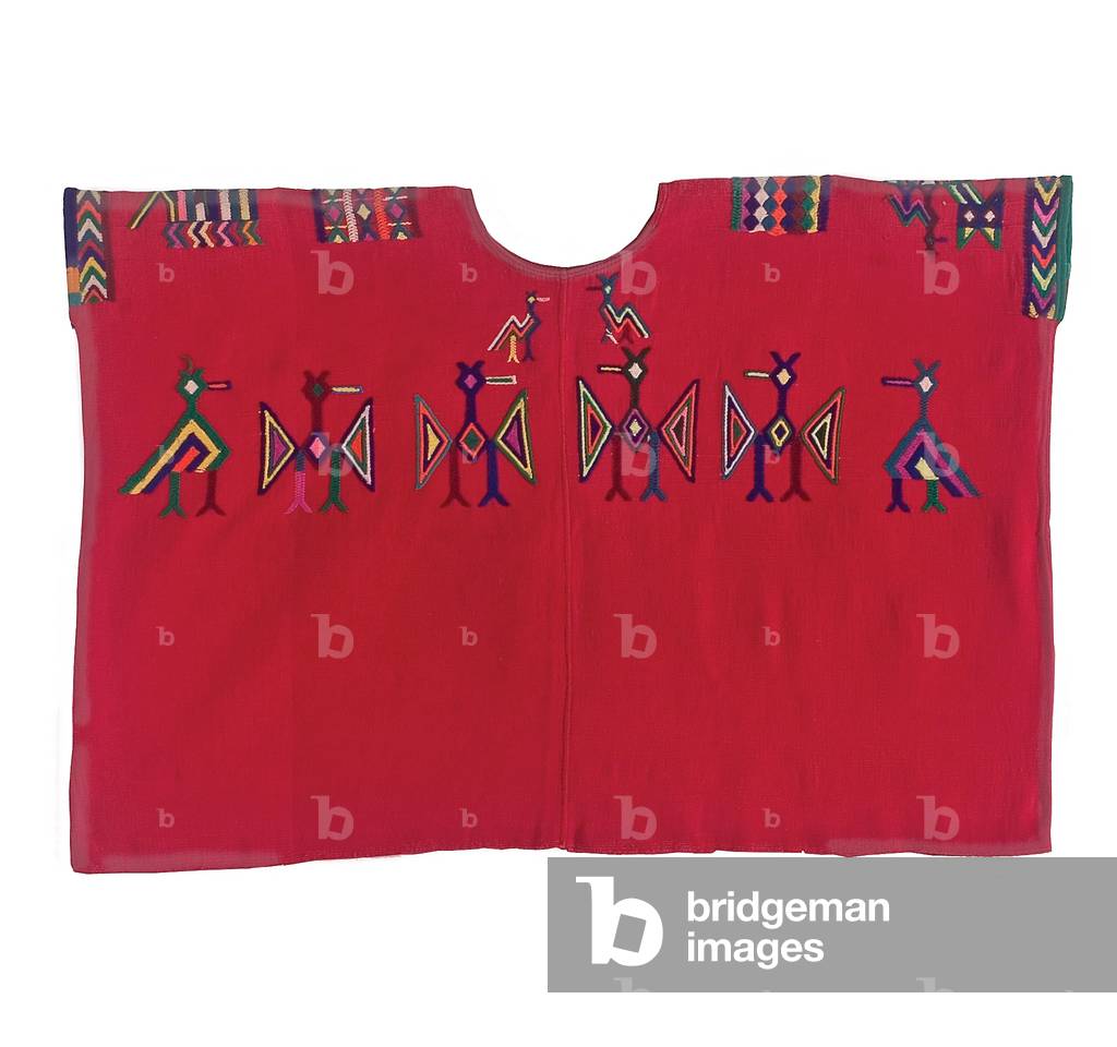 Blouse [Huipil], Quiche, Guatemala, 20th century (cotton, silk & dye)