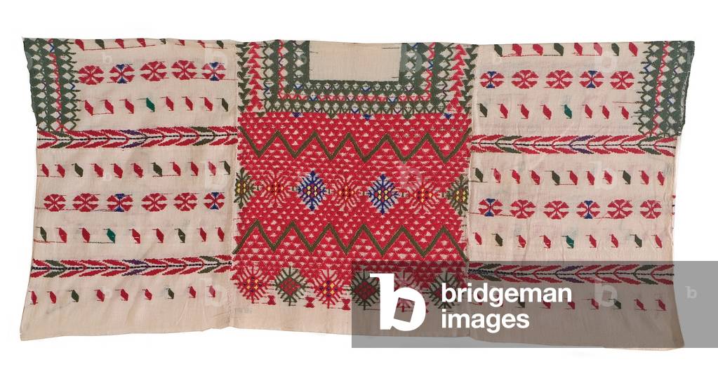 Blouse [Huipil], Alta Verapaz, Guatemala, 1910-1920 (cotton & dye)