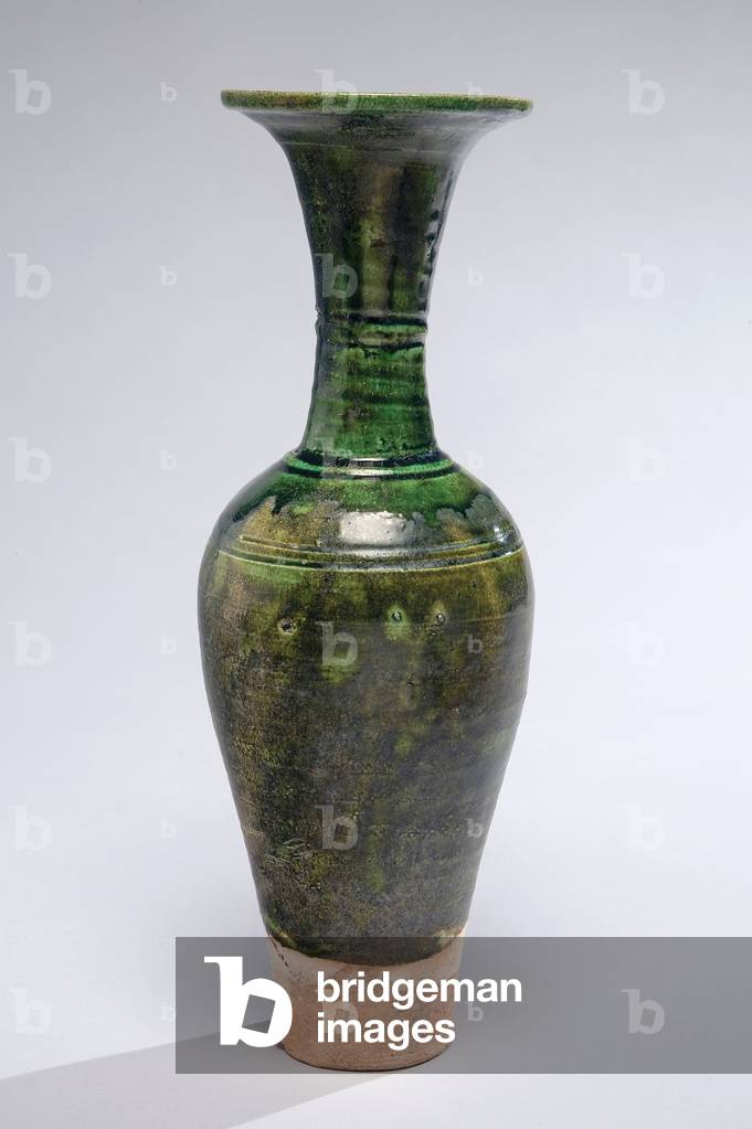 Vaso, metà XI-inizio sec. XII (ceramica e smalto)