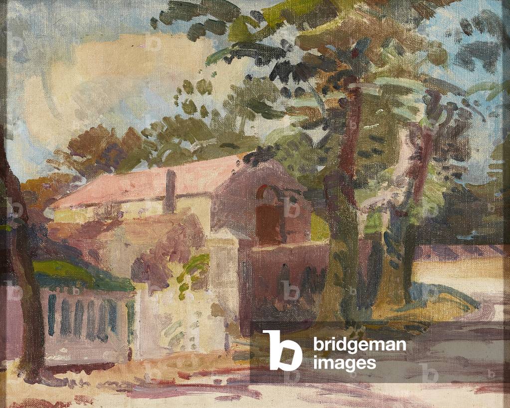 Turn of the Ramparts ( oil on board)