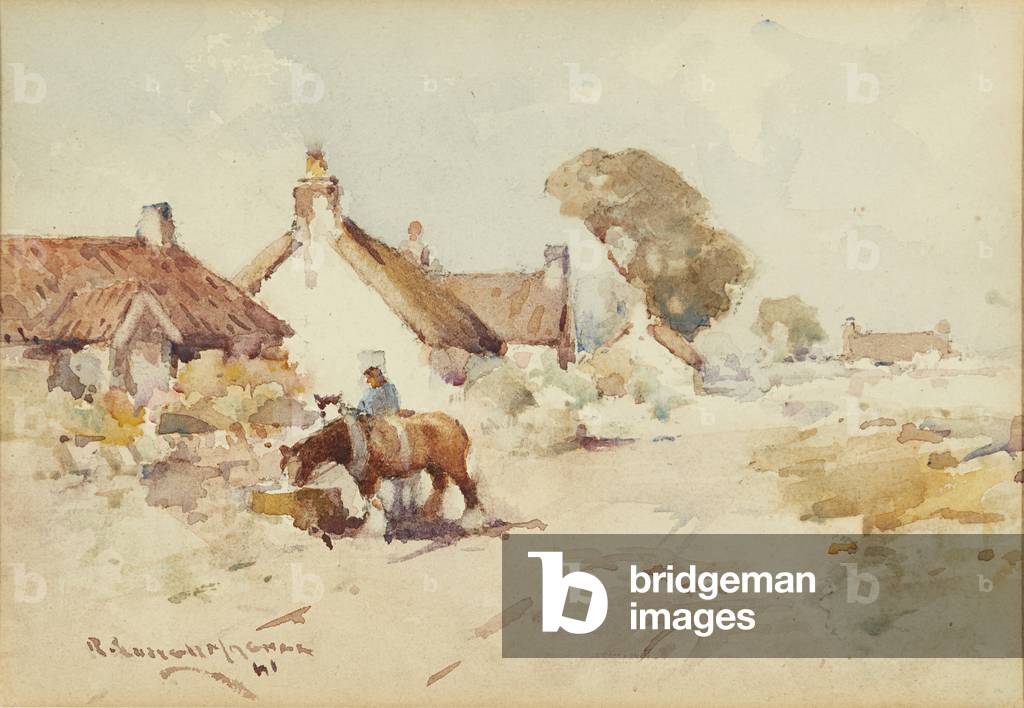 Horse And Cart ( watercolour)