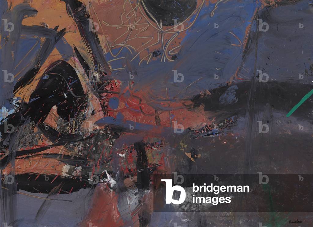 Intruder (oil on paper)