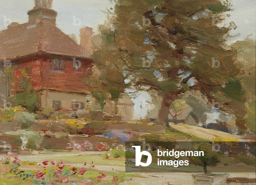 Coltishall, Norfolk (oil on board)