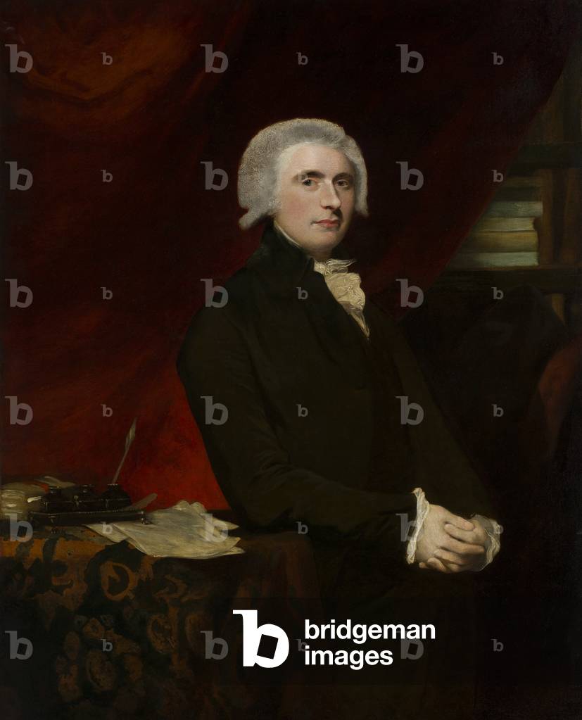 Portrait of Thomas, Lord Erskine (1750-1823) in his Library (oil on canvas)
