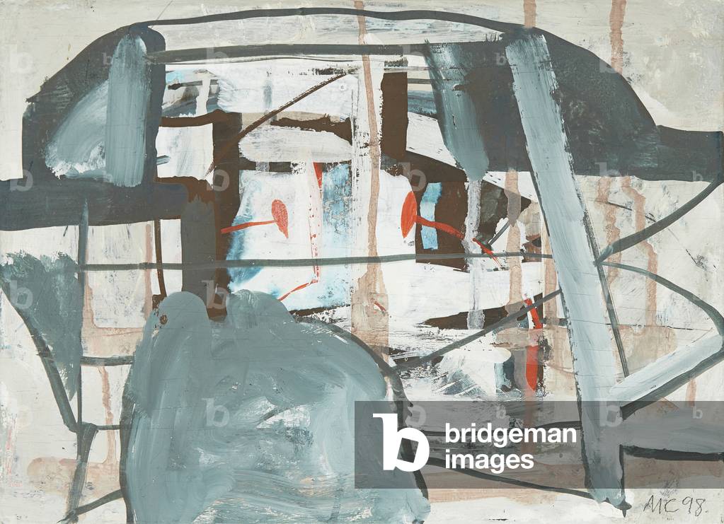 Abstract Study ( mixed media on board)