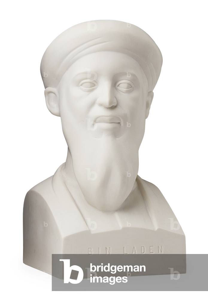 'What Is History', Osama Bin Laden , 1998 (cast resin)