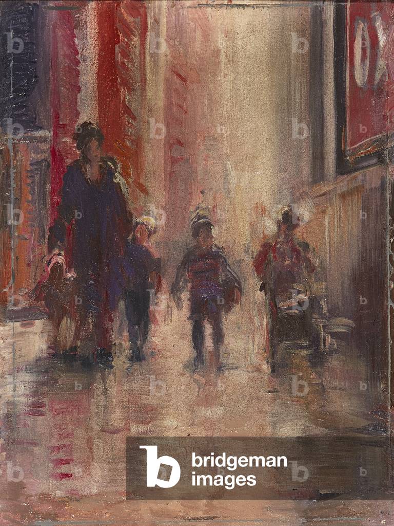 Fading Memories ( oil on canvas laid on board)