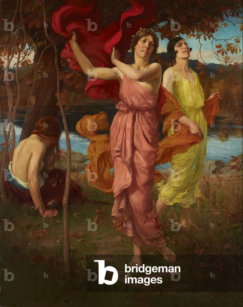 The Three Graces (oil on canvas)