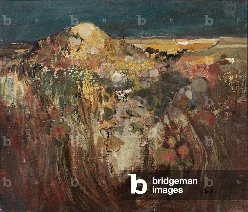 Renfrewshire Landscape (oil on canvas)