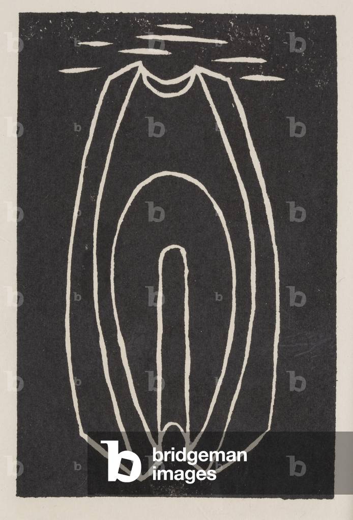 Pelyn, Menwinnion And Nanjivy (linocut)