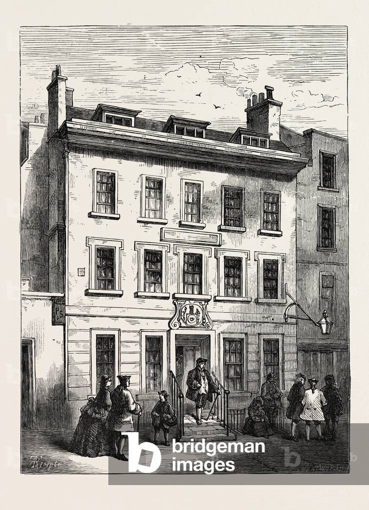 Old House in Bolt Court London