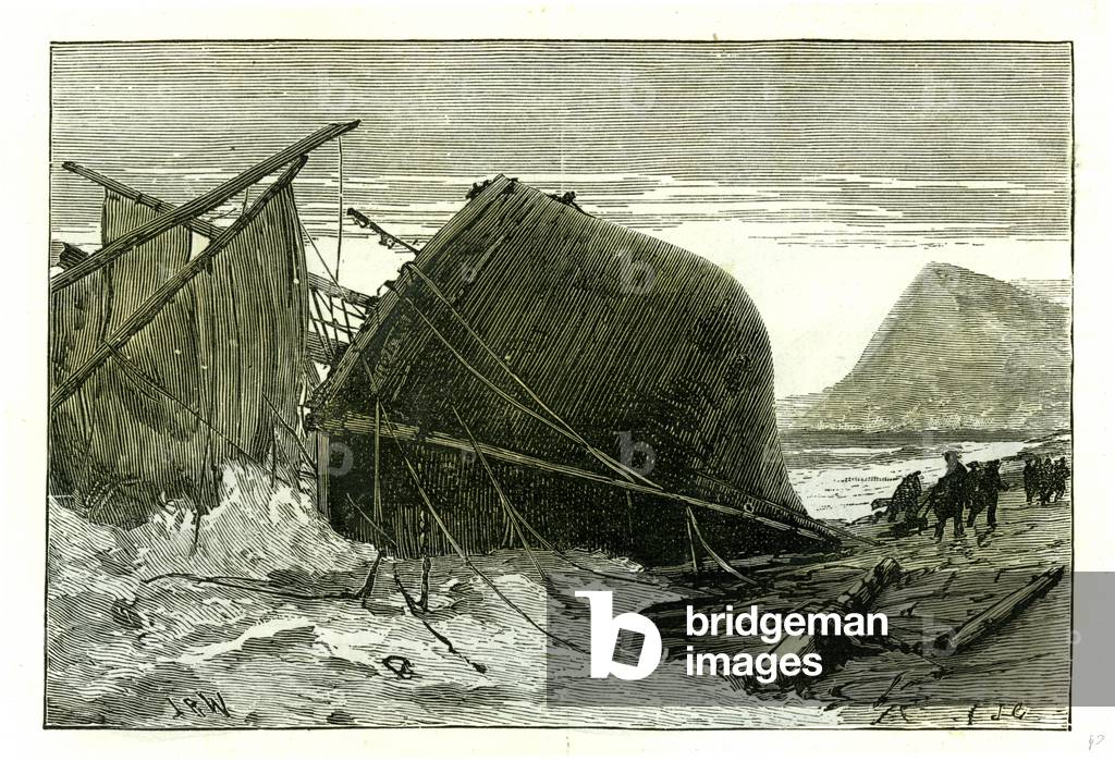 Dover U.K. 1887 Wreck of the Russian Vessel Joutsen