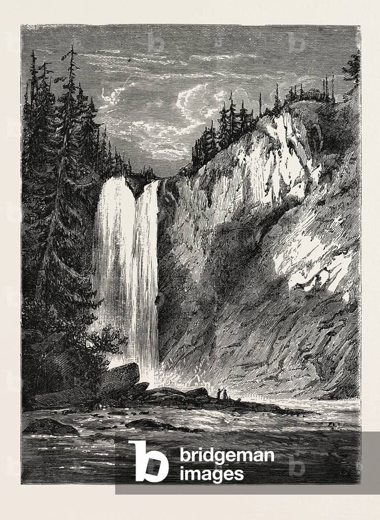 View of the Snoqualami Falls, Washington Territory