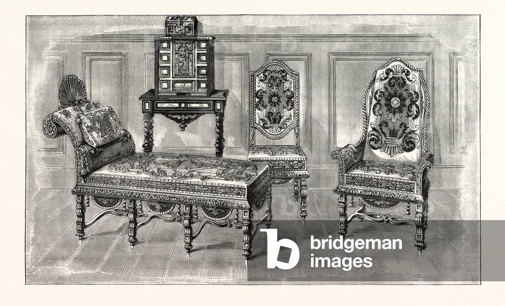 Chairs and Couch, Charles II., at Penshurst. UK