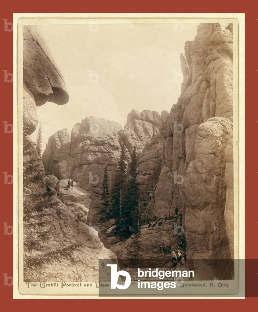 Lake Harney Peaks, Near Custer City, S.D., on B. & M. Ry