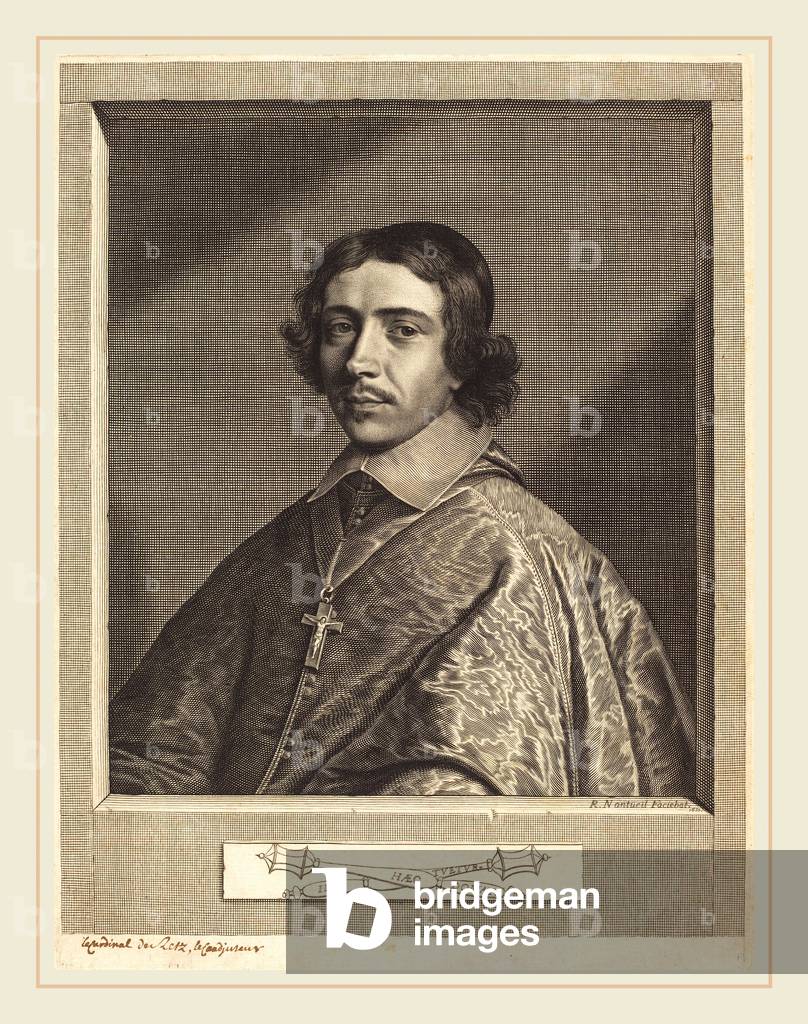 Robert Nanteuil, French (1623-1678), Cardinal de Retz, 1650, engraving ©LisztCollection/Leemage